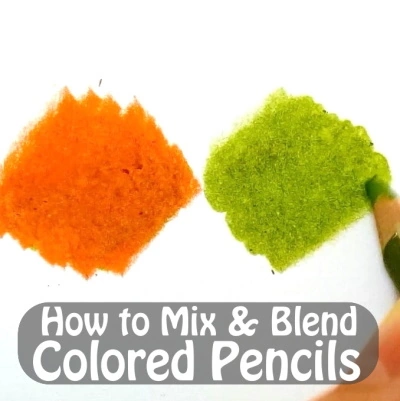 how to mix colored pencils narrated tutorial