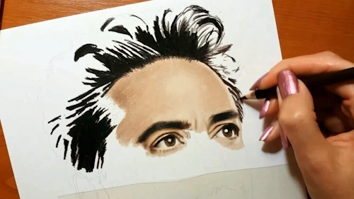 working with colored pencils drawing a face portrait realistic style guide to creating lifelike people