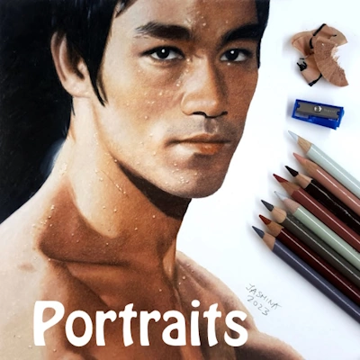Portraits Master the art of colored pencil portrait drawing with our video tutorial collection