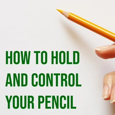 control hold pencils for better results in drawing illustrate hand-drawn artwork