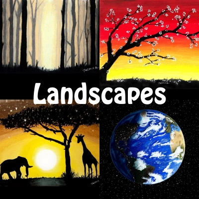 Learn how to draw landscapes with professional video lessons and art tutorials