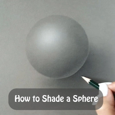 shade sphere with pencils drawing tutorial Patreon